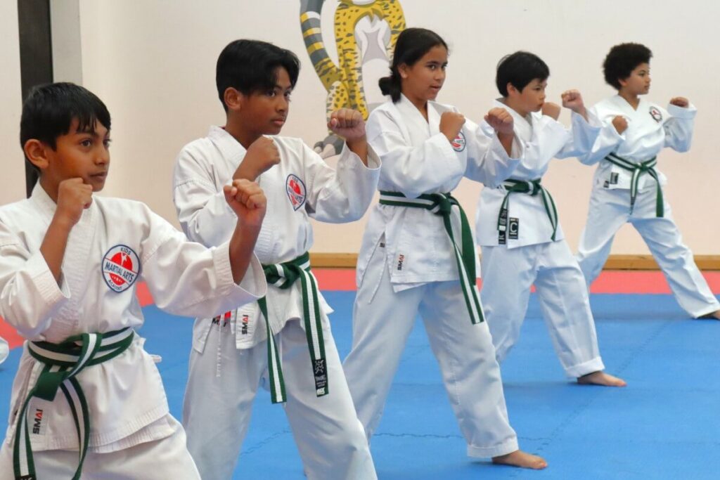 Junior karate class